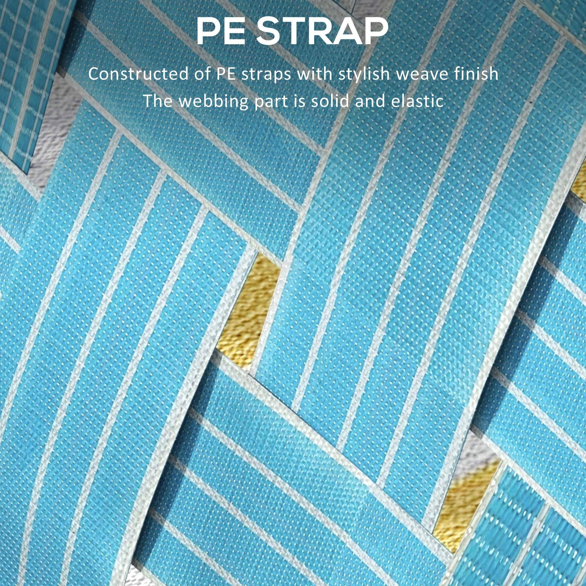PE STRAP

Constructed of PE straps with stylish weave finish  
The webbing part is solid and elastic