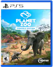 C PS5 1 PLANET ZOO CONSOLE EDITION EVERYONE 10+ ENFANTS e ADULTES 1+ D 10+ + ESRB FRONTIER