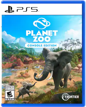 C PS5 1 PLANET ZOO CONSOLE EDITION EVERYONE 10+ ENFANTS e ADULTES 1+ D 10+ + ESRB FRONTIER - E10+ (Everyone 10+)