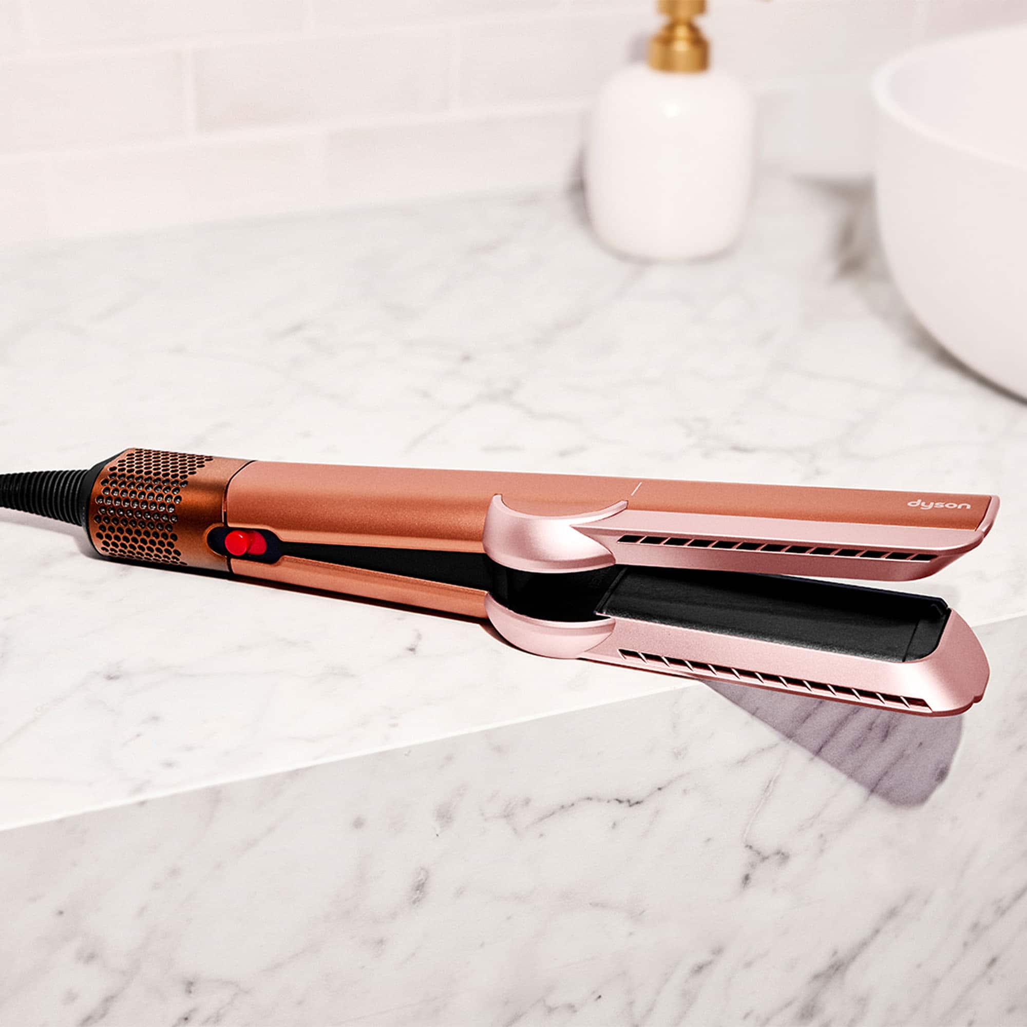 Alt View 3. Dyson - Special Edition Airstrait Straightener - Amber Silk.