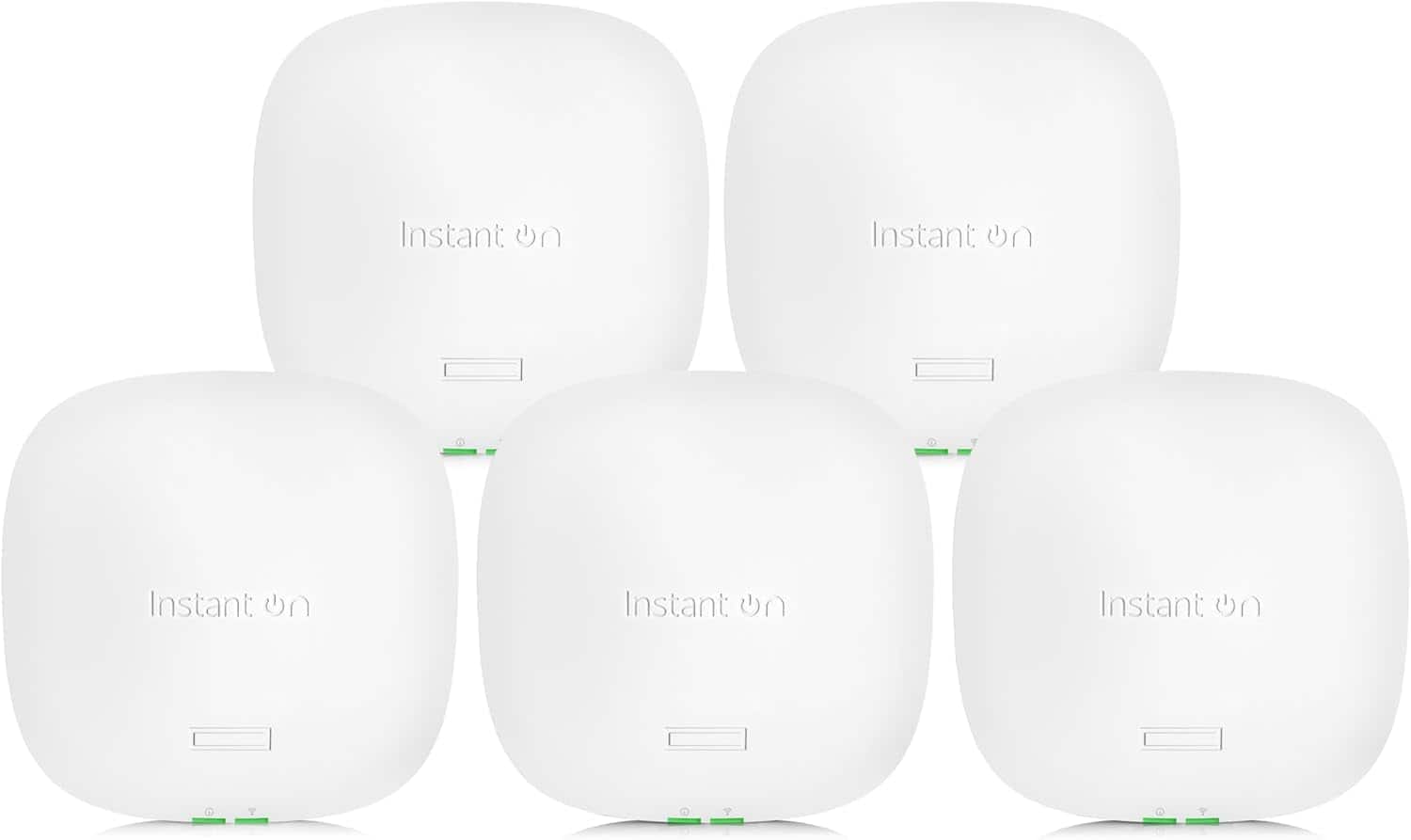 HPE Networking Instant On - AP25 .11ax 4x4 Wi-Fi Access Point | US Model | Power Source not Included R9B27A (Pack of 5)