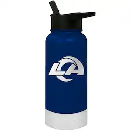 Great American Products - Los Angeles Rams 32oz. Logo Thirst Hydration Water Bottle - Multicolor
