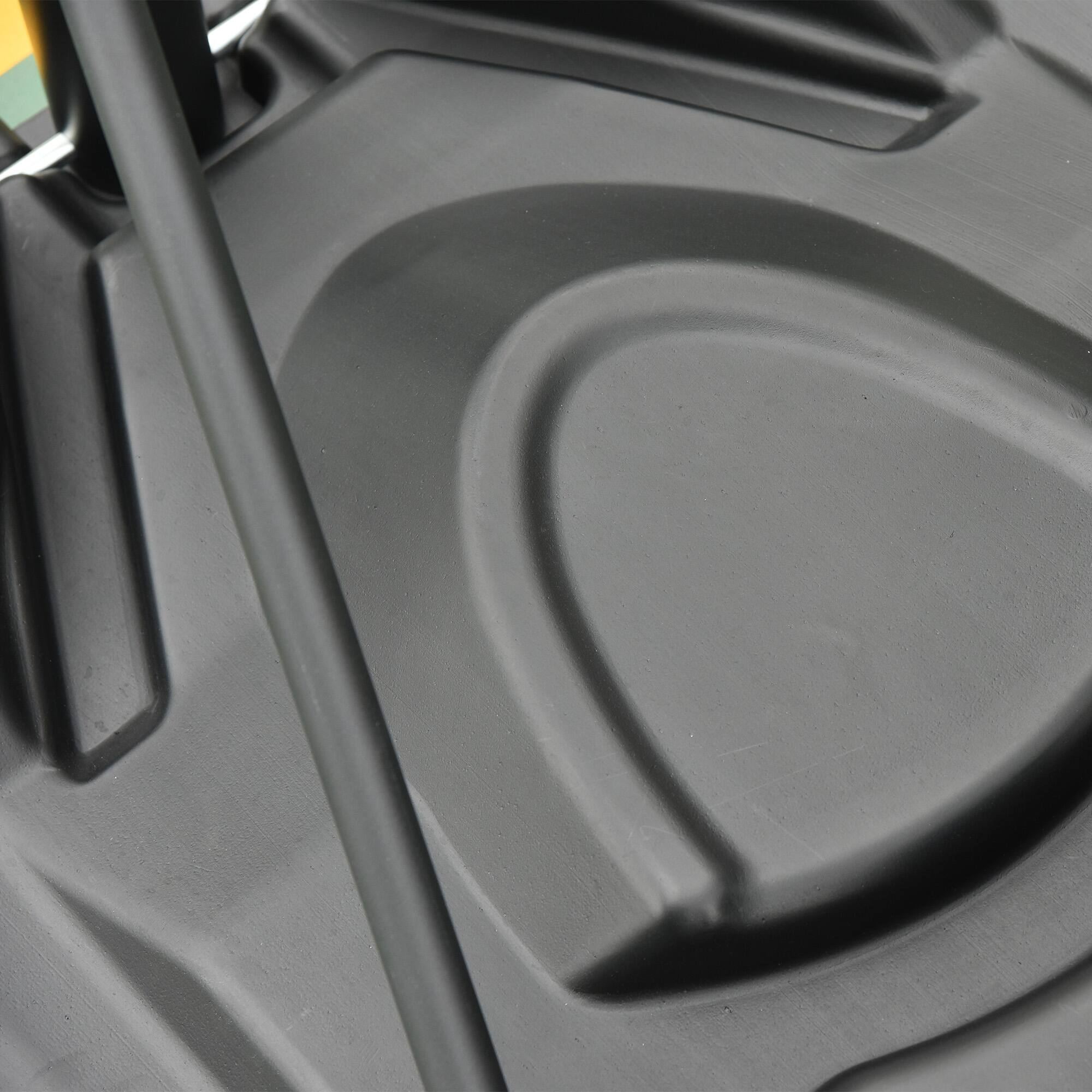 Alt View 8. Soozier - Portable Basketball Hoop, 5.2-10' Adjustable Height, Weight Base with Ball Holder, Basket Ball Stand on Wheels - Black and White.