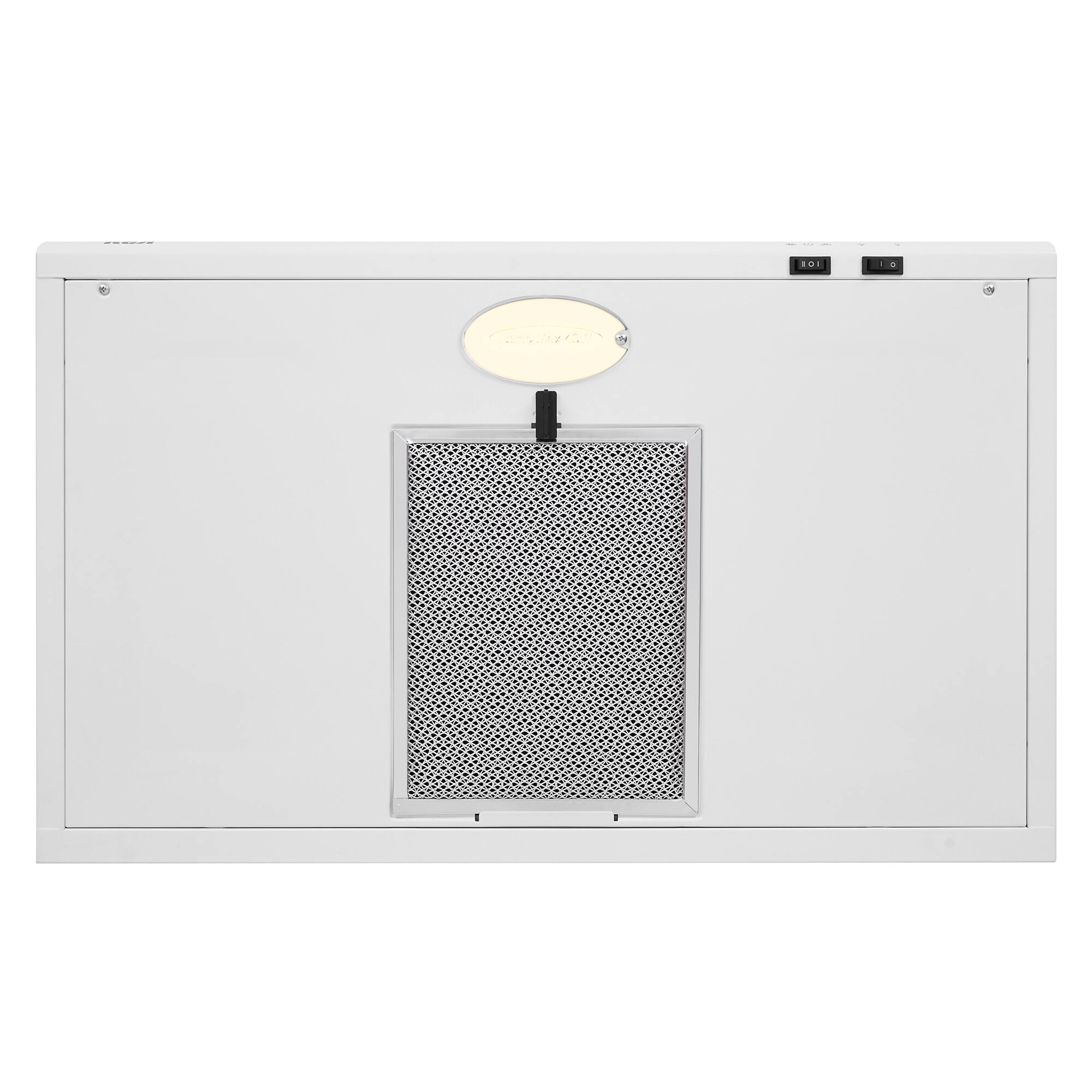 Alt View 3. RCA - R-RHUCC30SWH 30 in. Century Collection Ductless 160 CFM Under Cabinet Range Hood, Reusable Filter, Light, White - White.