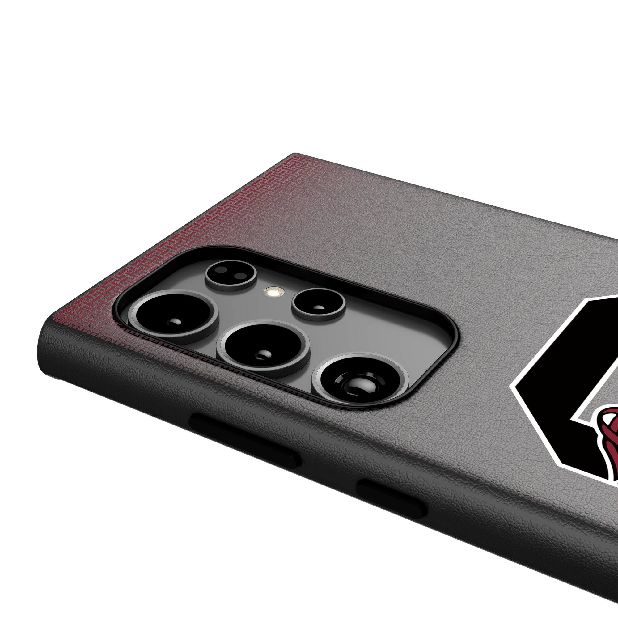 Alt View 3. Keyscaper - South Carolina Gamecocks Linen Galaxy Magnetic Bump Case - S24 Ultra - Black.