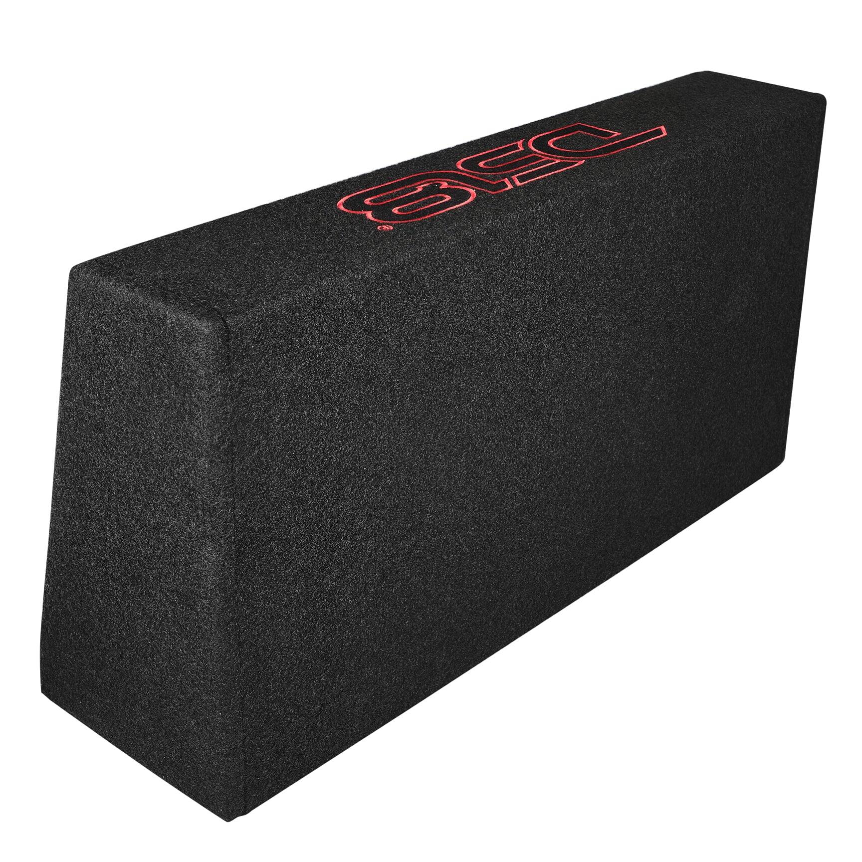 Alt View 1. DS18 Audio - PU Dual 10" Loaded Sealed Subwoofer Enclosure with Built-in Amplifier, 350W RMS.