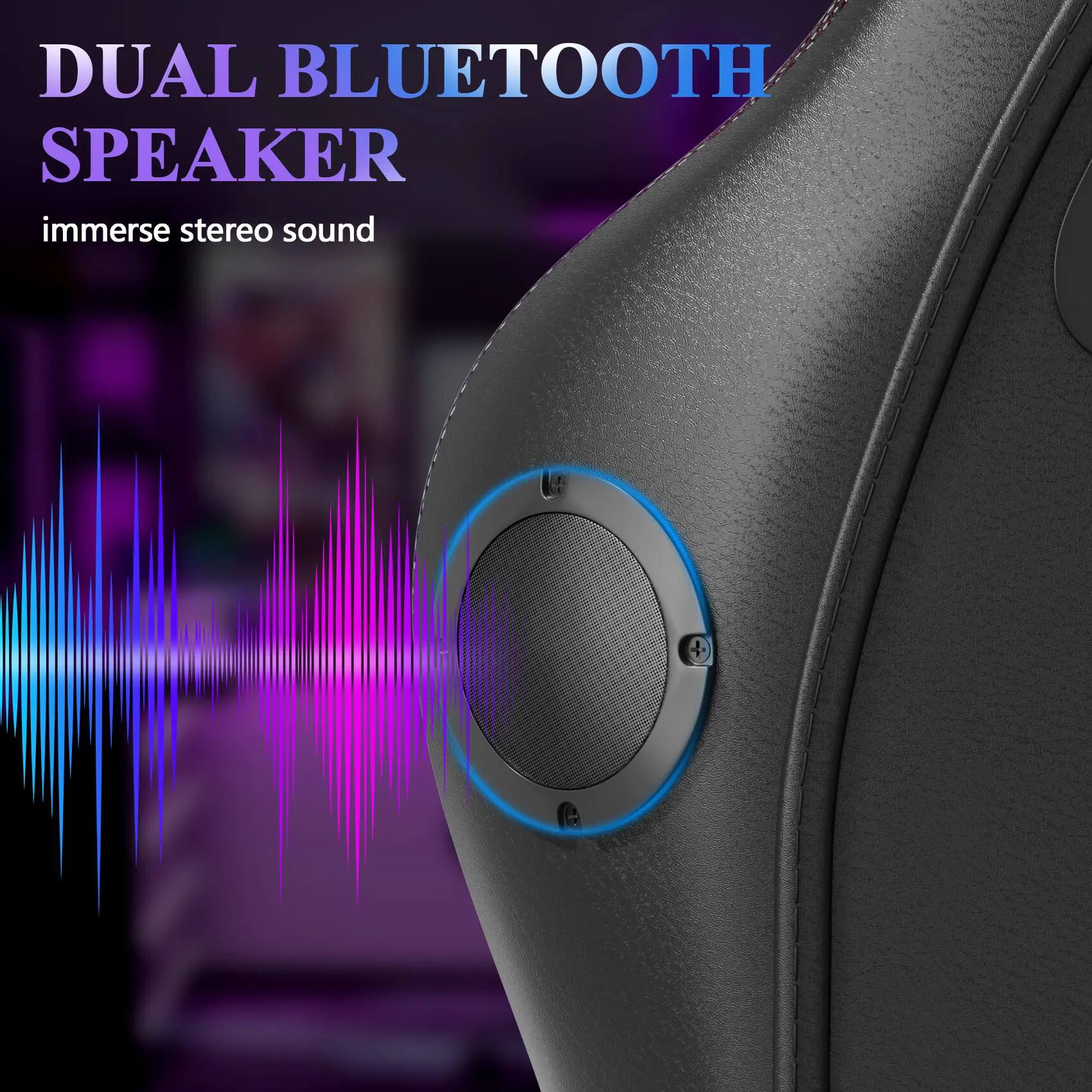 DUAL BLUETOOTH SPEAKER immerse stereo sound