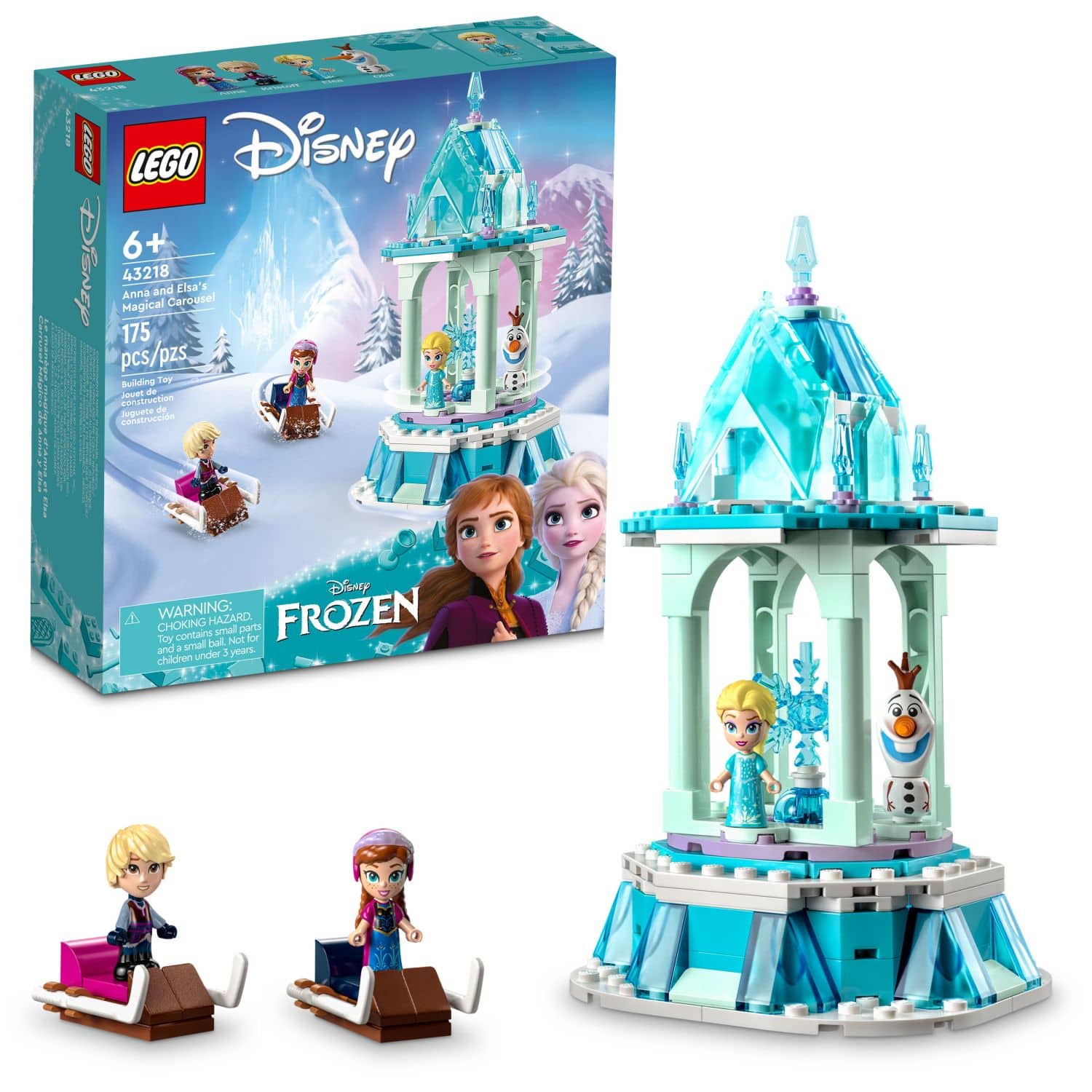 LEGO - Disney Anna and Elsa’s Magical Carousel 43218 - Front_Zoom