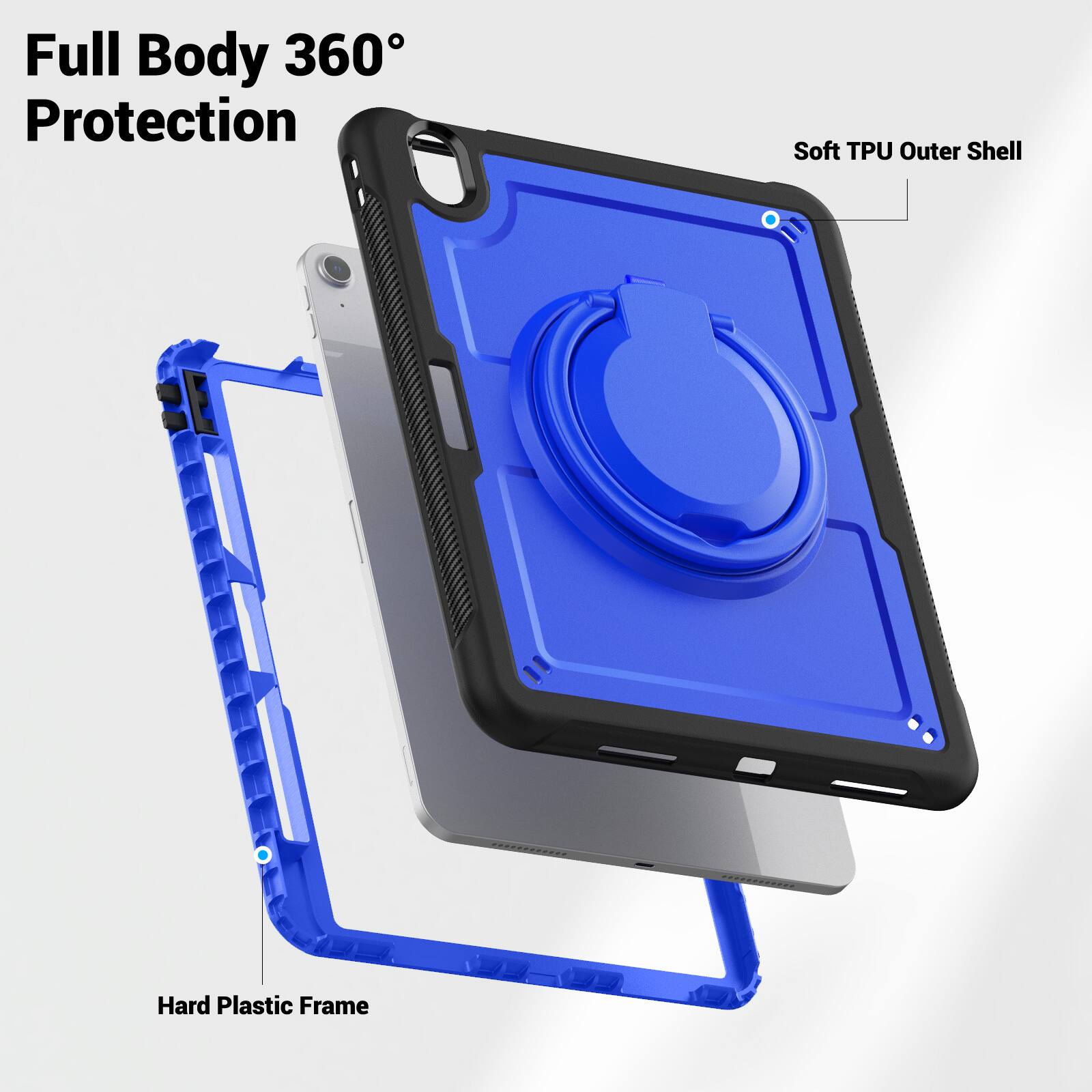 Dteck Heavy Duty Shockproof Case for Apple iPad Air (M4) 11
