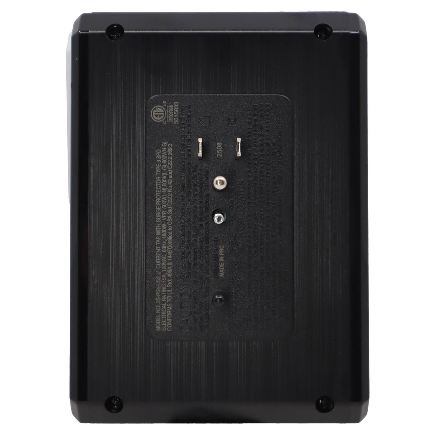 C e Intertek 5015833 50 M0a5 Cnoe 5 on I SPD V(N-G 269.3 TYPE 7 G),600V( 9 C22.2 and ,600VL O PROTECTOR I No 500VIL C22.2 FIS SURGE VPR CSA WITH B0OW to TAP 60Hz, Certified CURRENT 1449 120VAC + 498A J SA PS4-US2 PIS 3S RATING TO UL NO MODEL ELECTRICA CONFORMS 2508 PRC M MADE CnACA  STORRIOIN