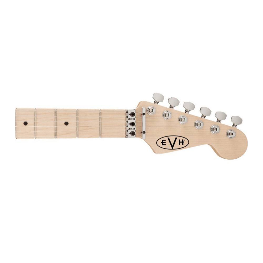 Back. EVH - EVH Striped Series 6-String Electric Guitar (Red with Black Stripes).
