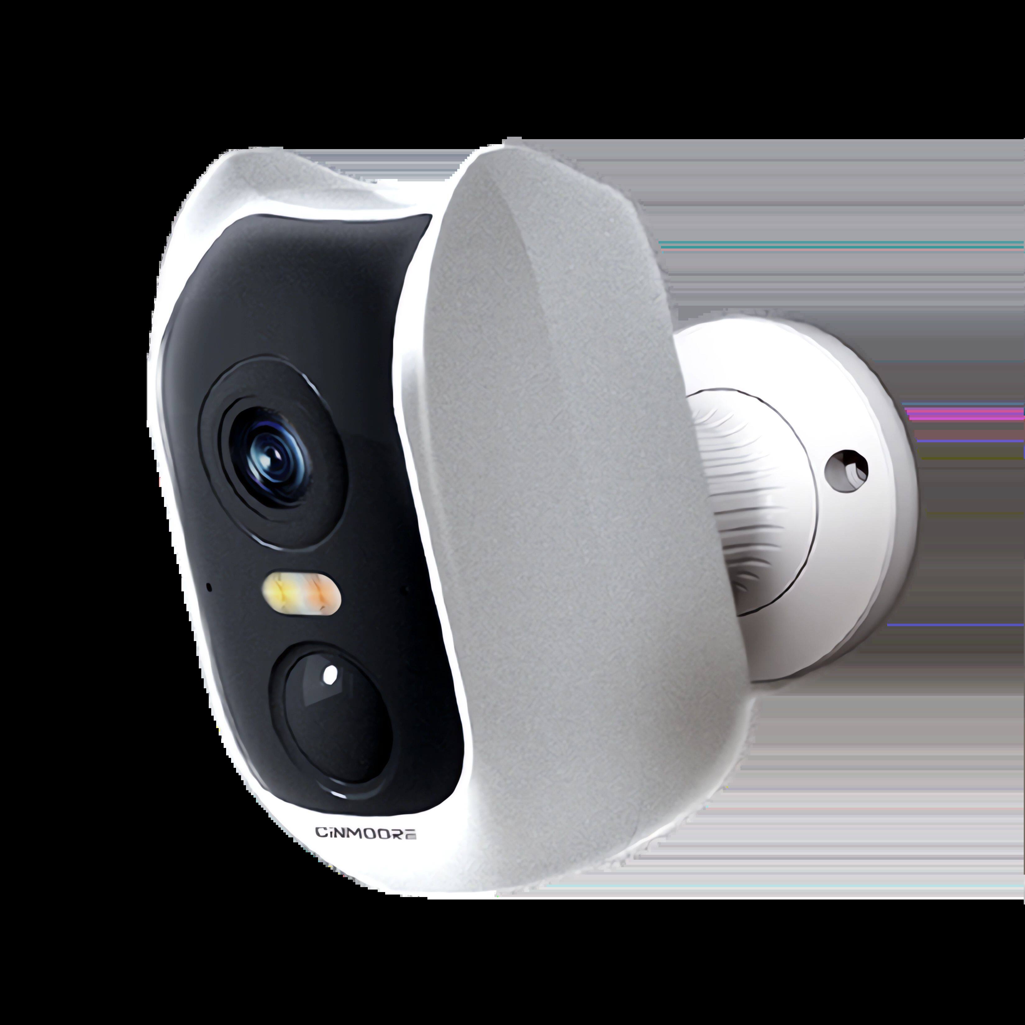 Alt View 1. CiNMOORE - Dual Band WiFi Outdoor Camera - White.
