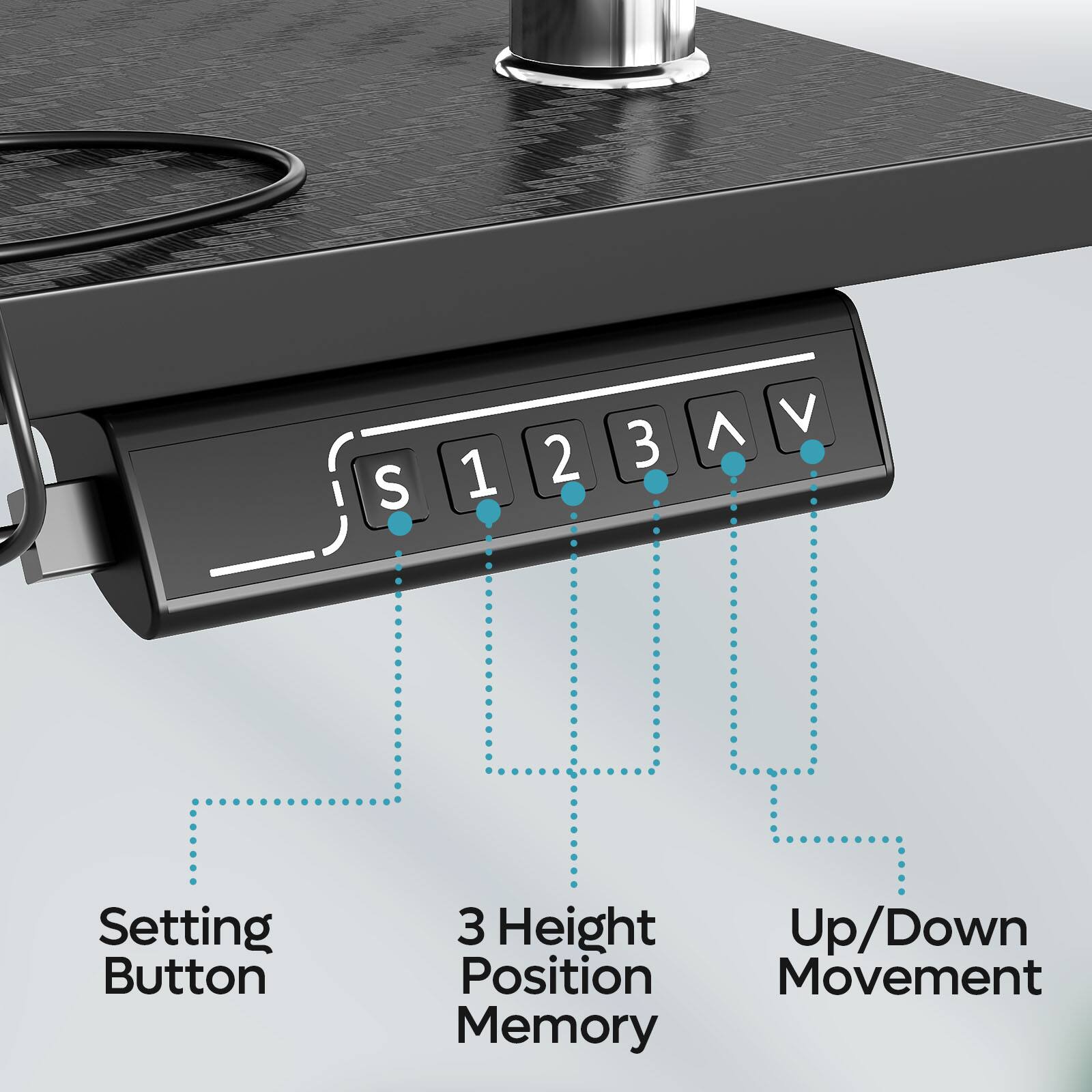 Setting Button 3 Height Up/Down Position Movement Memory