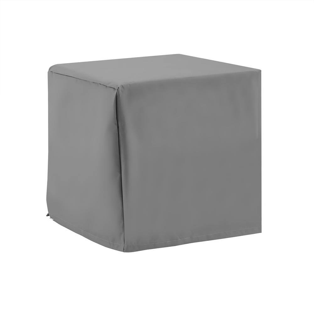 Back. Crosley Furniture - Outdoor Side Table Furniture Cover - Gray.