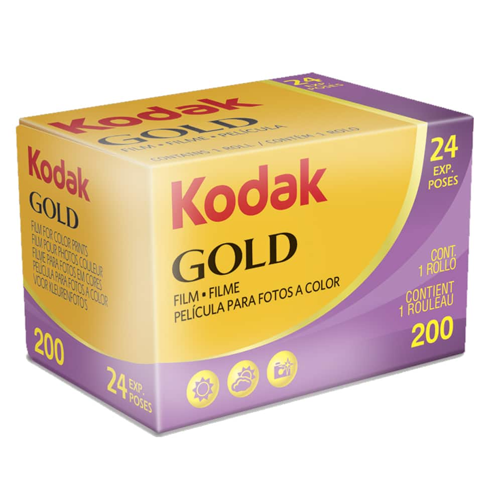 Kodak GOLD 200 Color Negative Film 35mm Roll Film, 24 Exposures GB