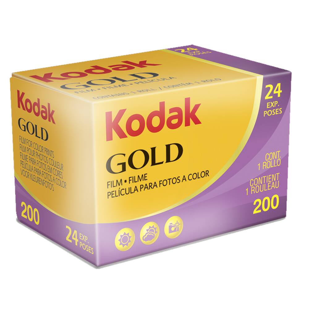 Kodak - GOLD 200 Color Negative Film 35mm Roll Film, 24 Exposures