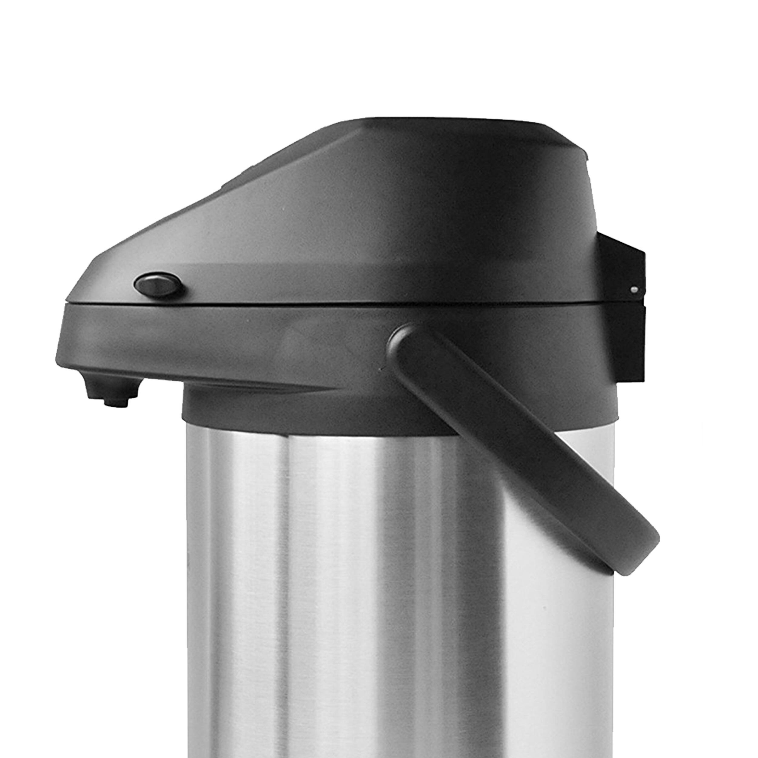 Alt View 2. Brentwood - Brentwood 3.5-Liter Airpot Hot & Cold Drink Dispenser - Silver.