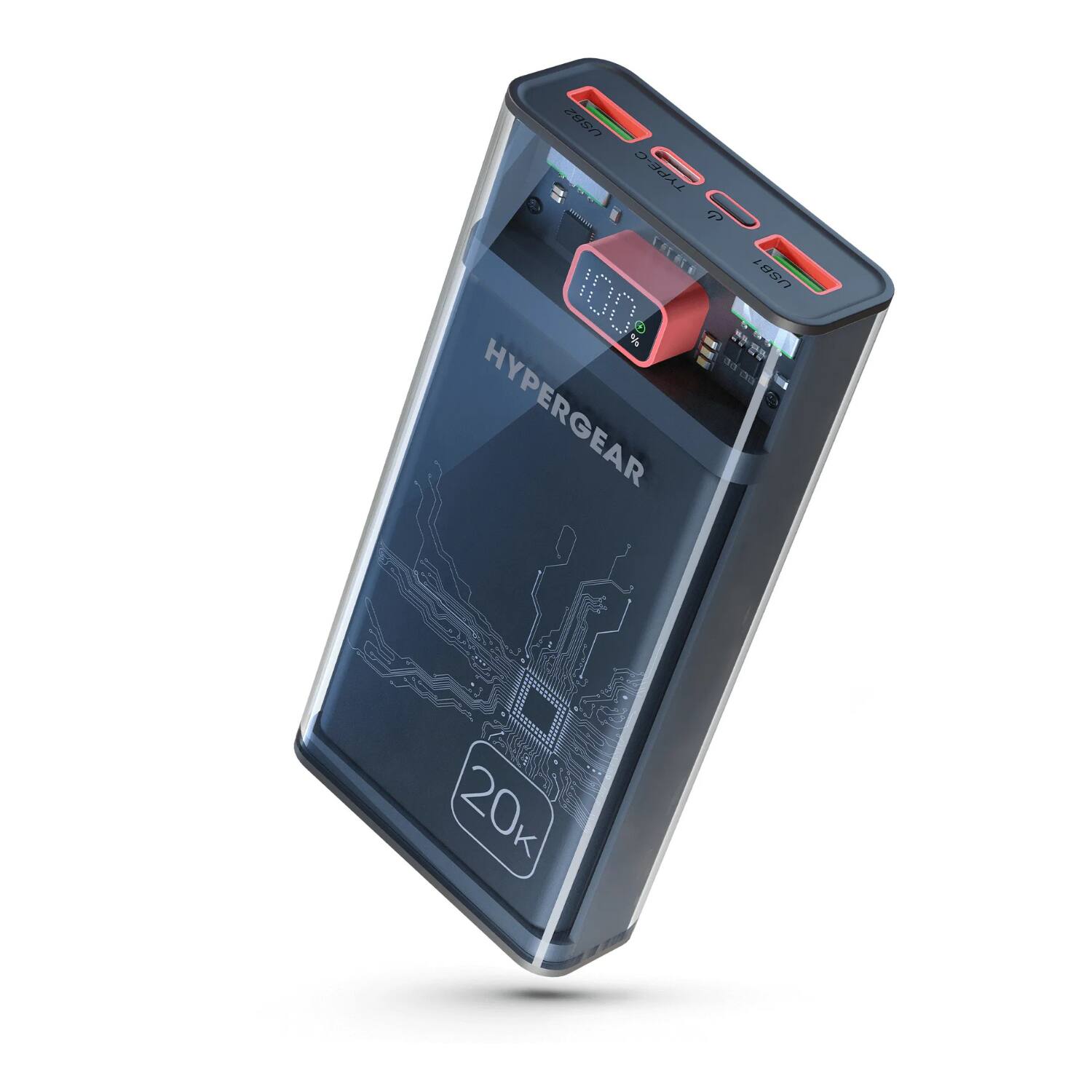 Stock Preferred - ClearCharge XL 20000mAh Transparent Power Bank