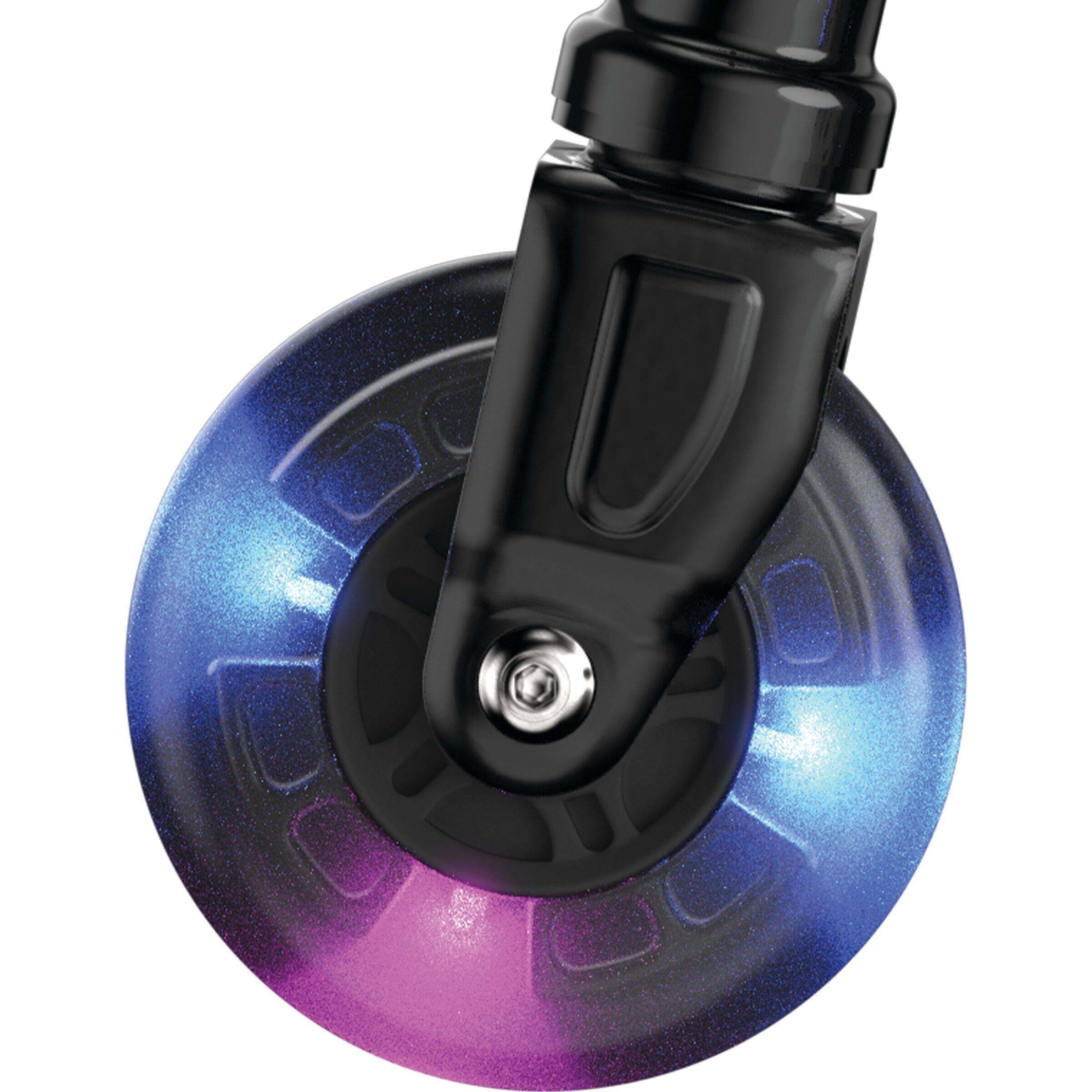 Alt View 3. Razor - Kick 2 Glow - Motion-activated LED Light-Up Kick Scooter for Ages 5+, No Battery Required - Black.