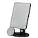 Angle. Pursonic - LED Lighted Vanity Makeup Mirror - Black.