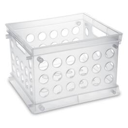 Sterilite - Convenient Mini Square Small Storage Organizing Crate, (36 Pack) - Clear