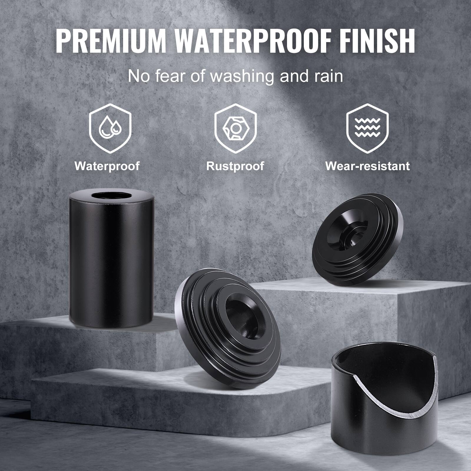 PREMIUM WATERPROOF FINISH  
No fear of washing and rain  

- Waterproof  
- Rustproof  
- Wear-resistant