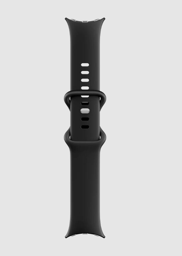 Front. Google - Google Pixel Watch Active Band - 41mm Compatible - Obsidian - Small - Obsidian.