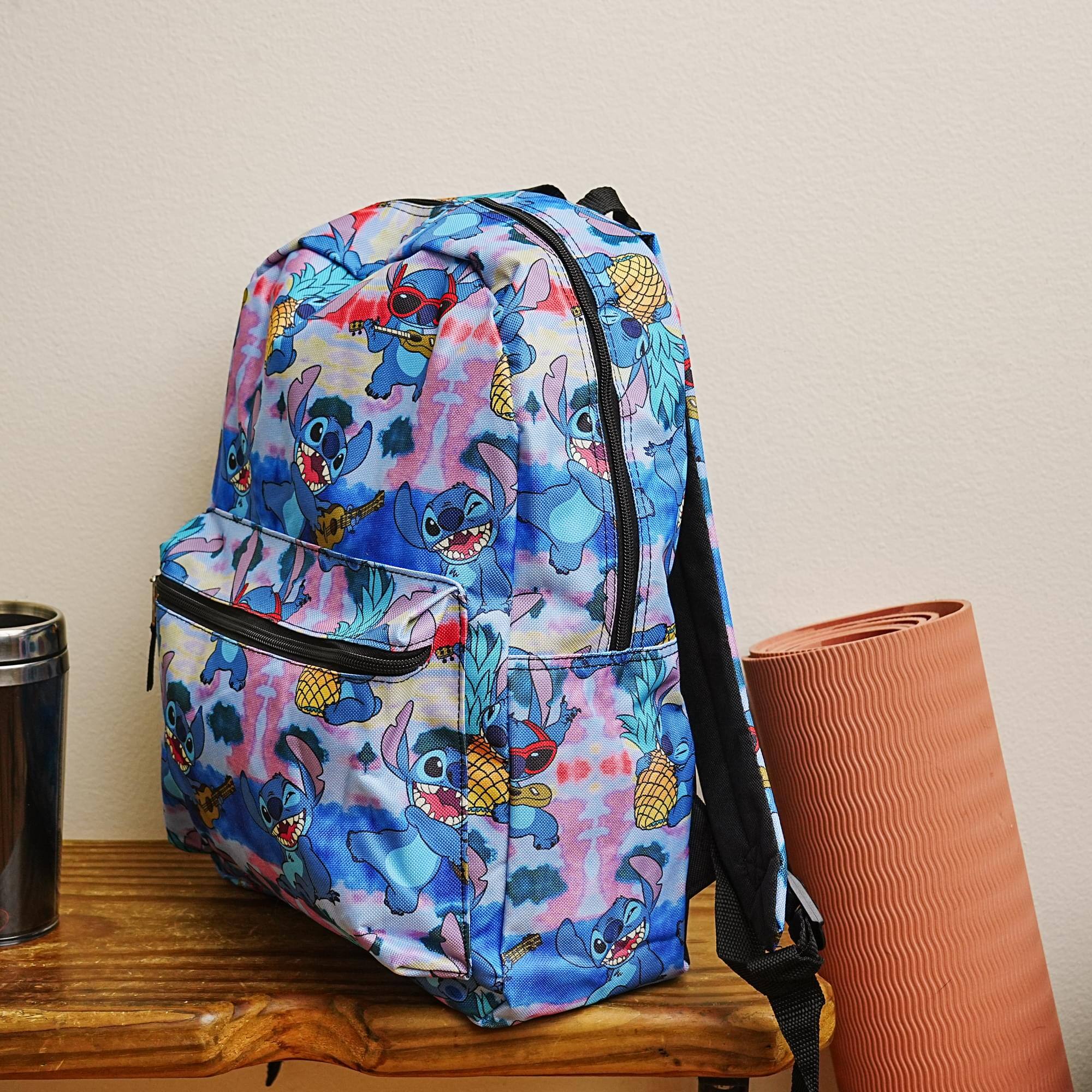 Alt View 5. Disney - Disney Lilo & Stitch Tropical 16 Inch Backpack - Multi-Colored.