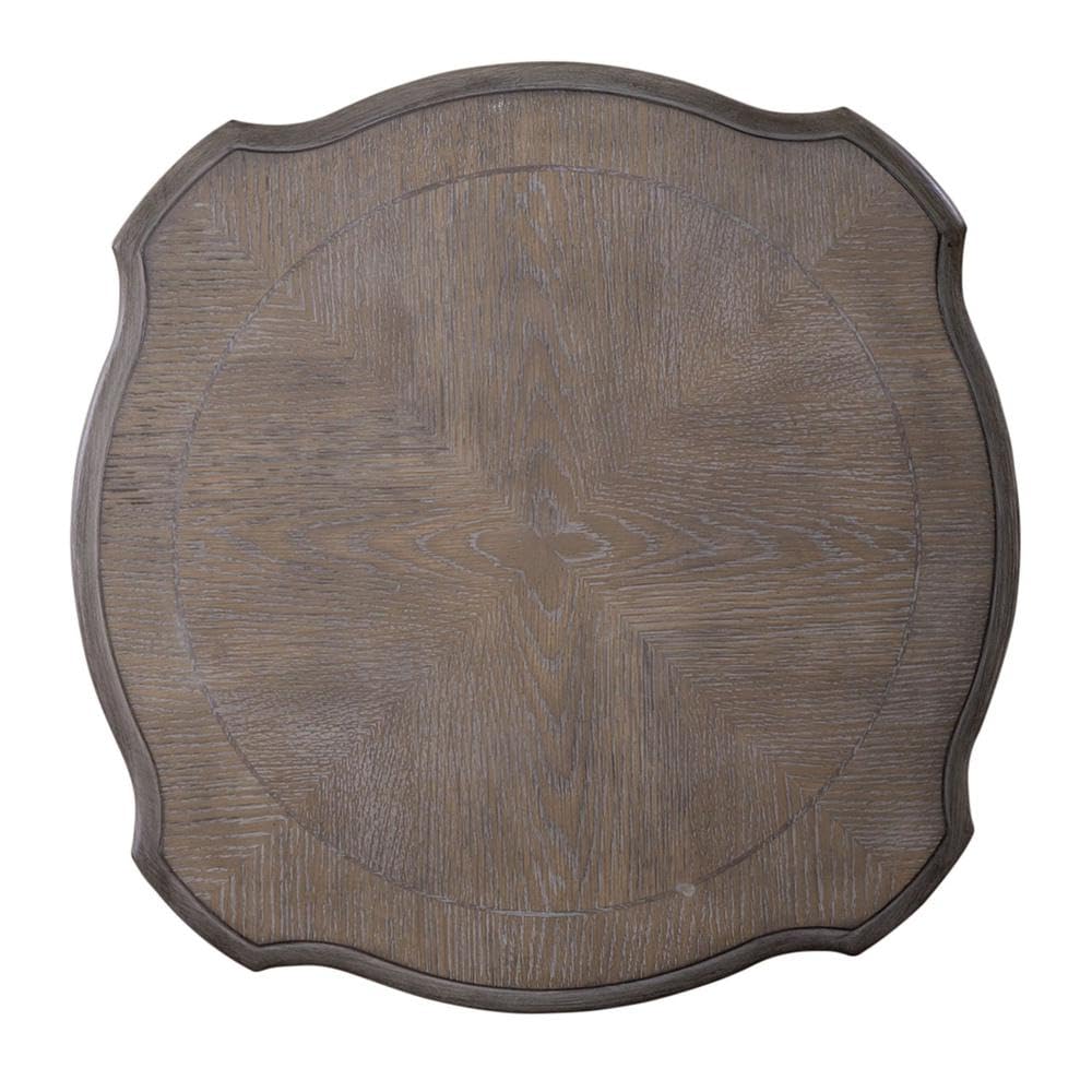 Alt View 3. Liberty Furniture Industries - Magnolia Manor Round Accent Table in Antique White - White.