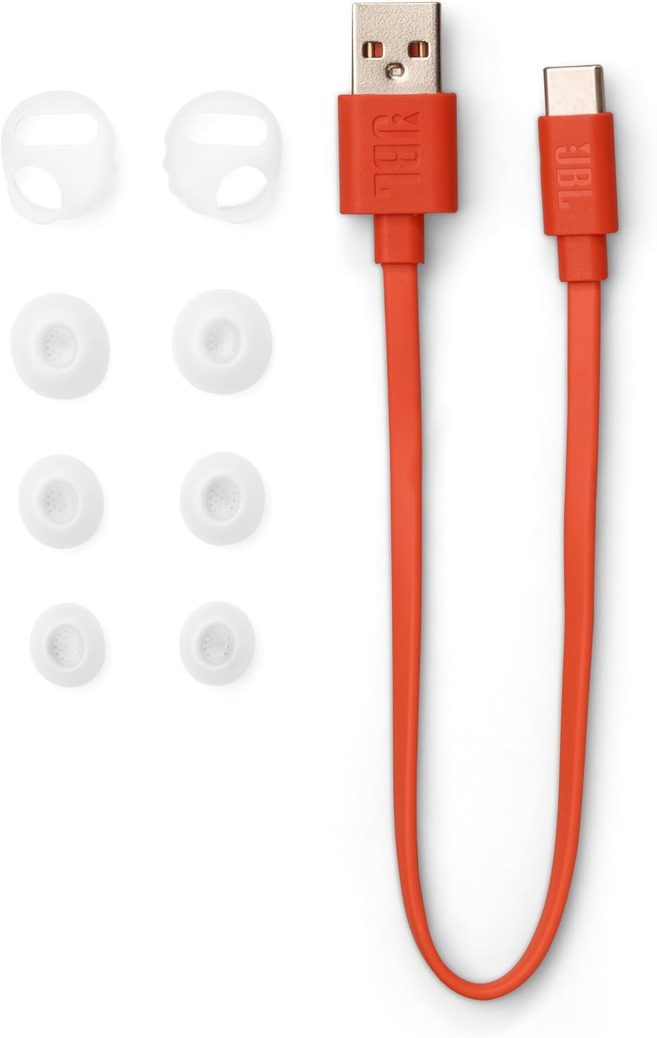 Alt View 4. JBL - Endurance Race 2 Sports Earbuds with Protective Case - White.