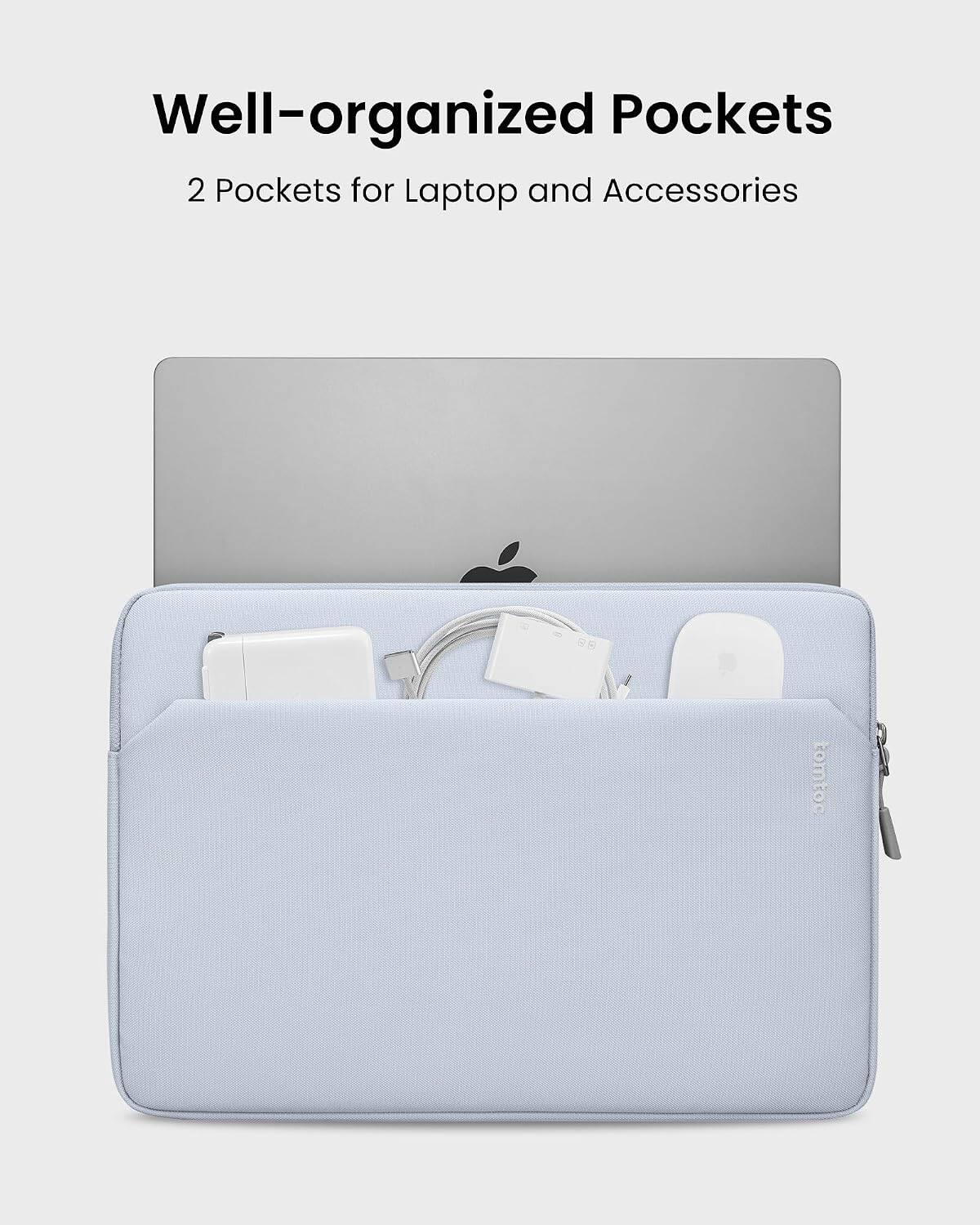 Well-organized Pockets  
2 Pockets for Laptop and Accessories