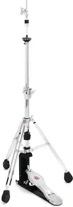 Front. Gibraltar Hardware - Moveable Leg Hi Hat Stand, with Direct Pull Drive System, and Five Step Tension Adjustment.