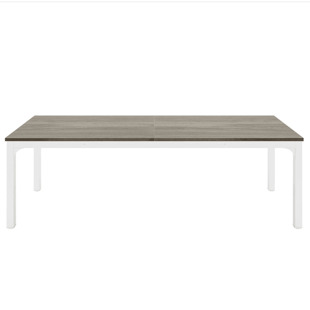 Front. Kadyn - Kadyn Dining Table, Living Room Table Rectangular, 78 inch Long Kitchen Table for 6-8 People,Taupe - Gray.