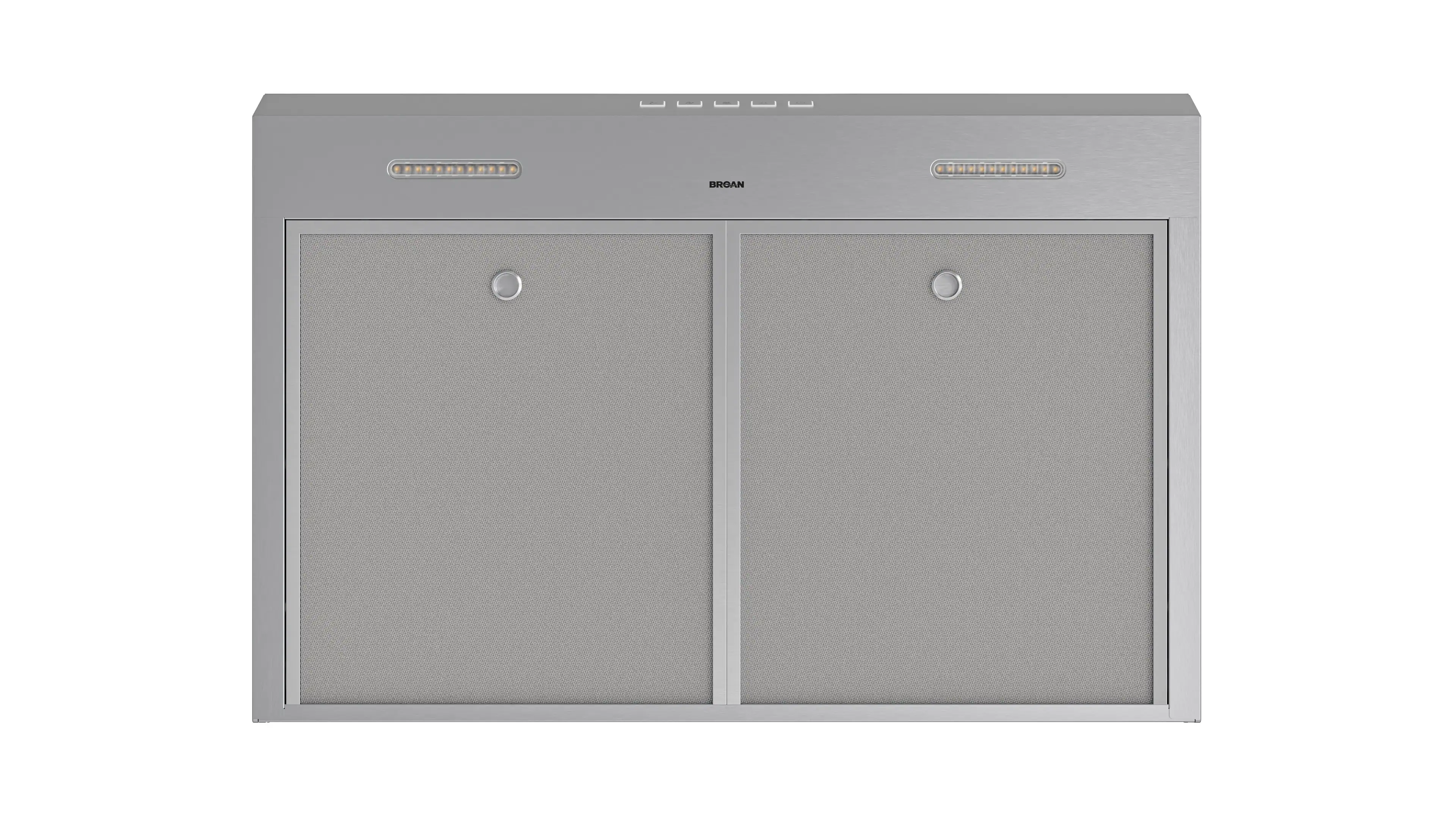 Alt View 6. Broan - Broan-NuTone 30-Inch Under Cabinet Range Hood, ENERGY STAR, 350 Max Blower CFM, Stailess Steel - Stainless Steel.