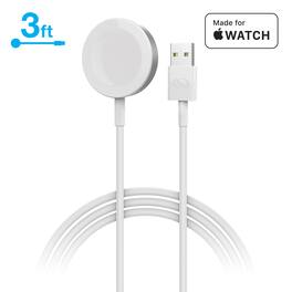 Naztech - Magnetic Charging Cable for Apple Watch 3ft