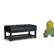 Left. Simpli Home - Lomond Storage Ottoman Bench - Midnight Black.