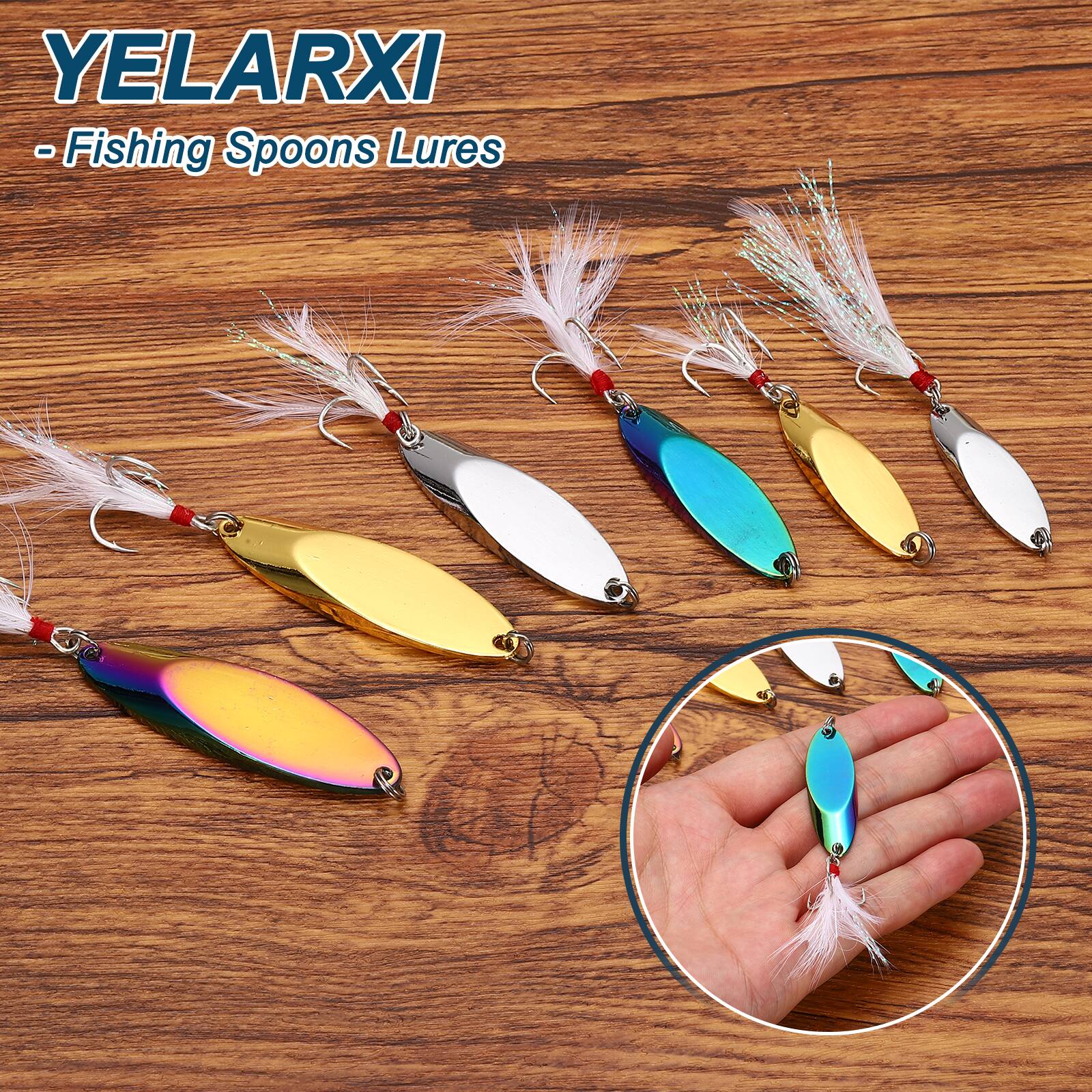 YELARXI - Fishing Spoons Lures