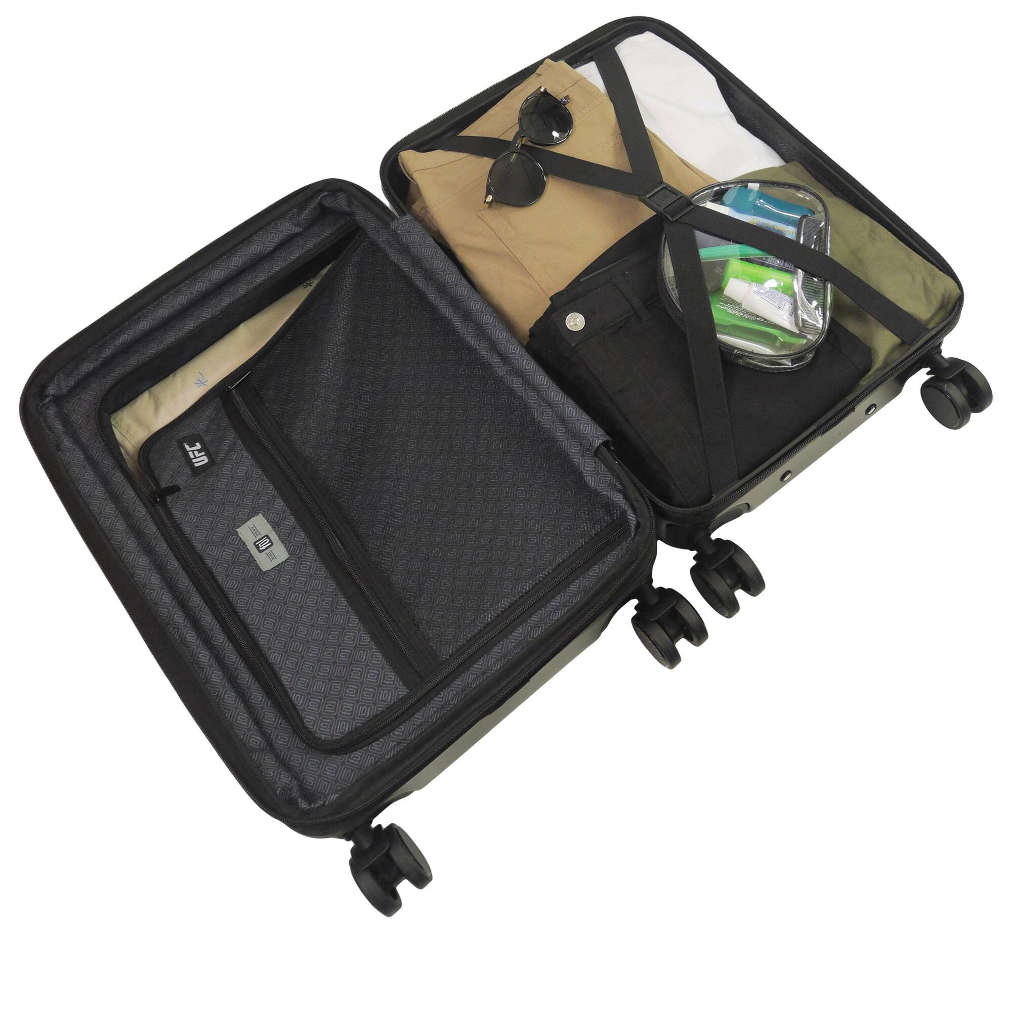 Alt View 2. Ful - UFC 22.5" Carry-On Luggage - BLACK.