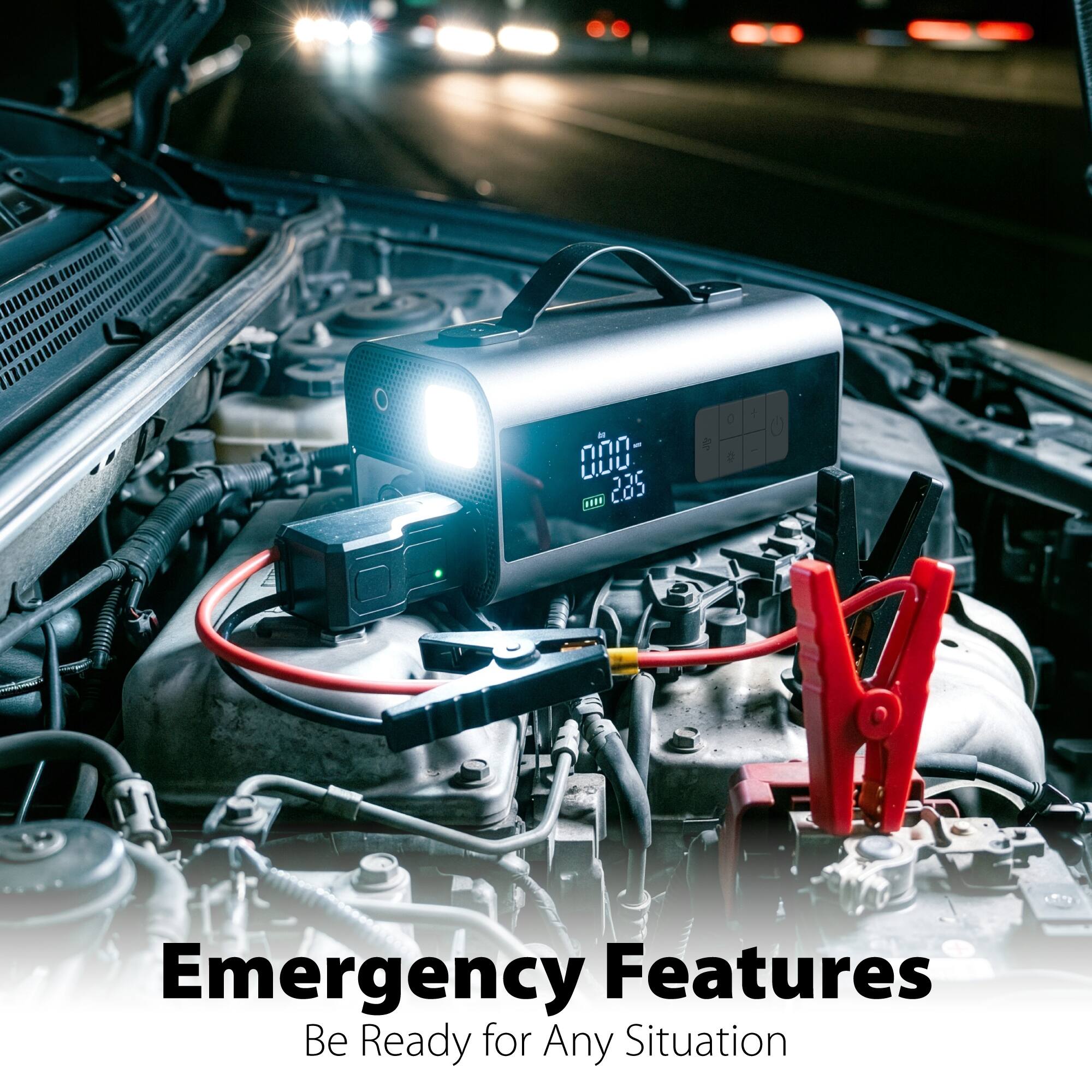Emergency Features  
Be Ready for Any Situation