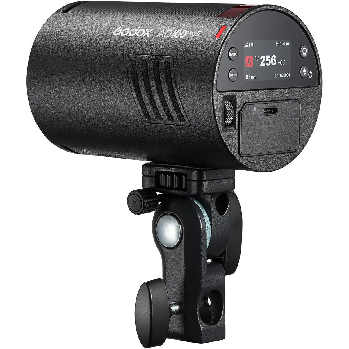 Godox AD100Pro c21 M 10 MODE MENU 1/256 A +0.1 85 10.1 1/20000 nm 4