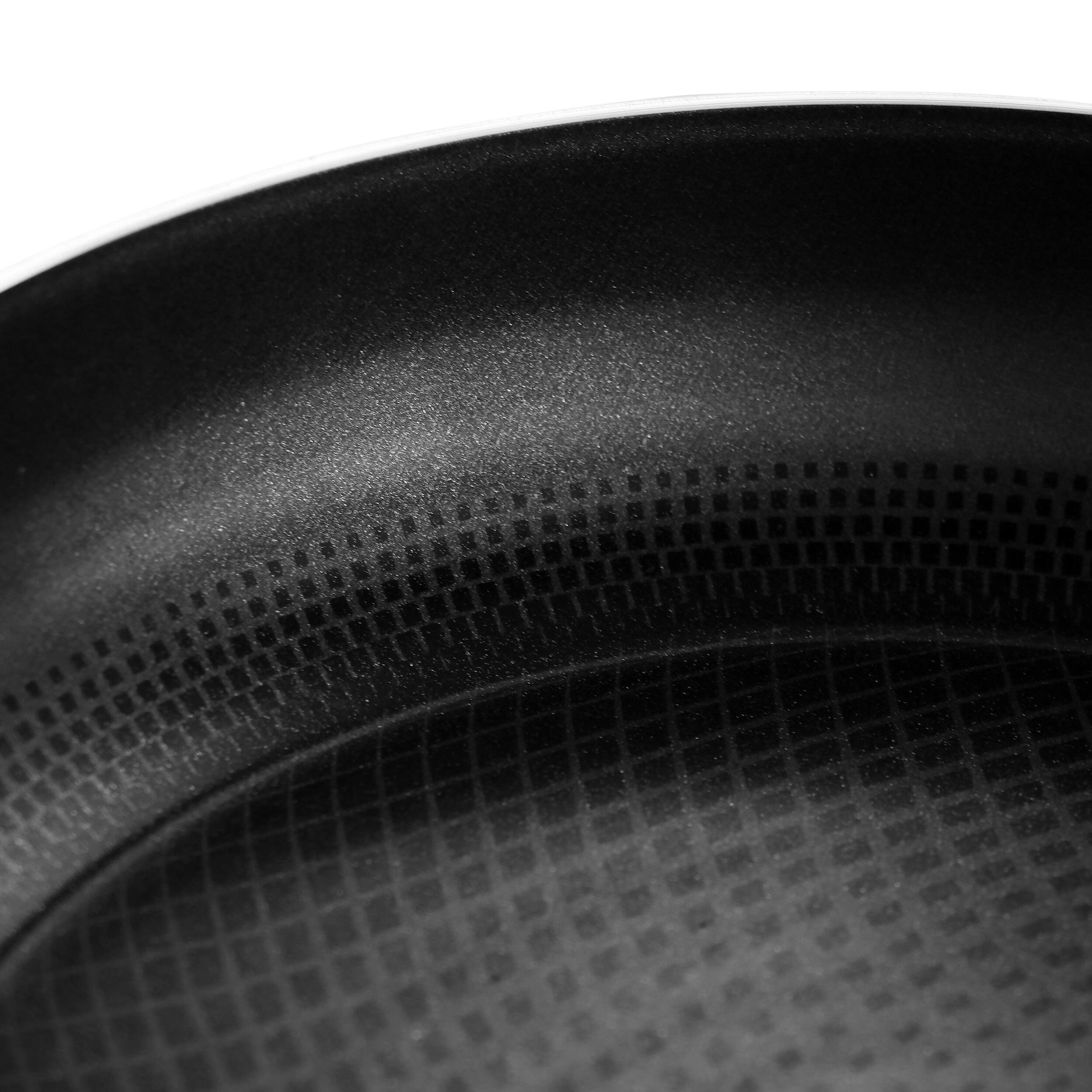 Alt View 4. Gibson - Tosca Cortona 10 Inch Nonstick Aluminum Frying Pan in Warm Black - Warm Black.