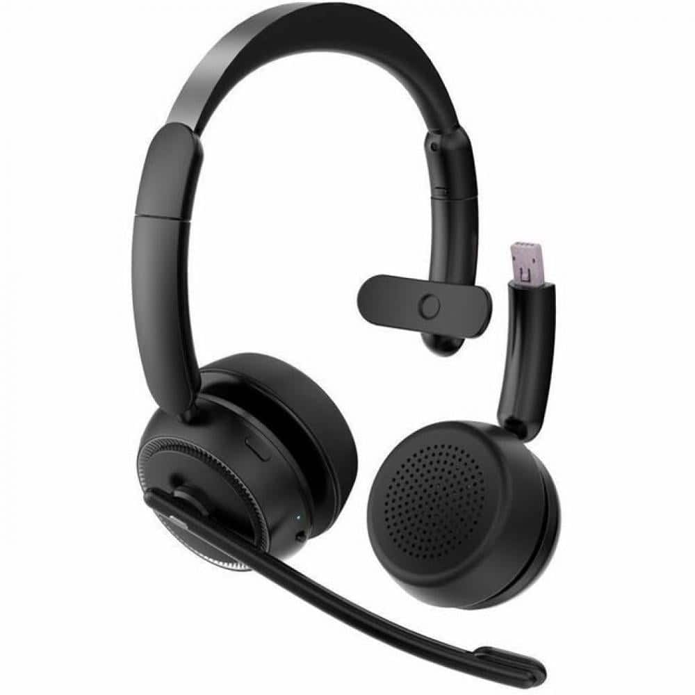 4XEM - Bluetooth Wireless Office Interchangeable Single and Dual Speaker Headset (4XWLHSM109)
