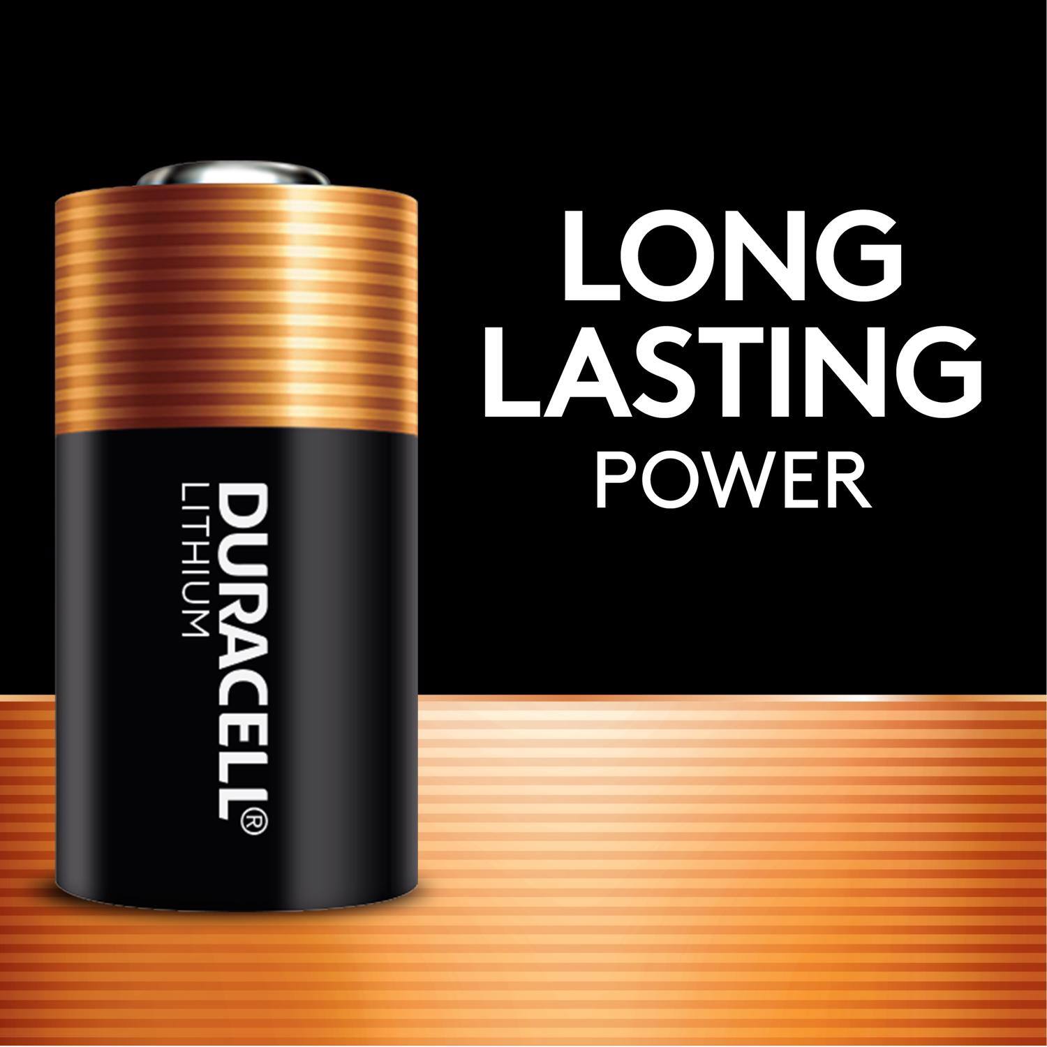 LITHIUM DURACELL  
LONG LASTING POWER