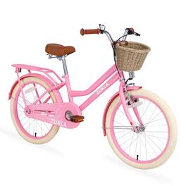 Anysun - Multiple Colors,Girls Bike with Basket for 7-10 Years Old Kids,20 inch wheel ,No Training Wheels Included - Pink