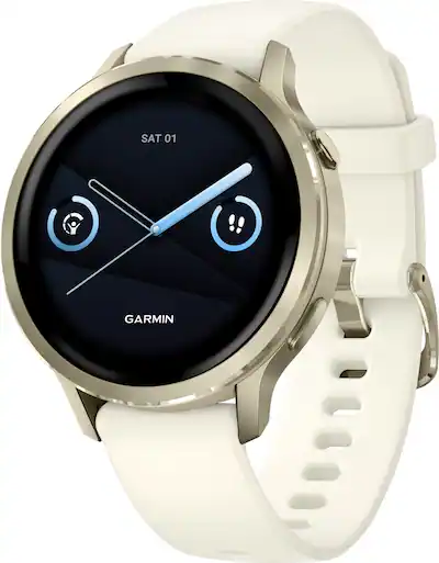 Garmin Venu GPS Smartwatch 41 mm Fiber-reinforced polymer Lunar Gold (2025)
