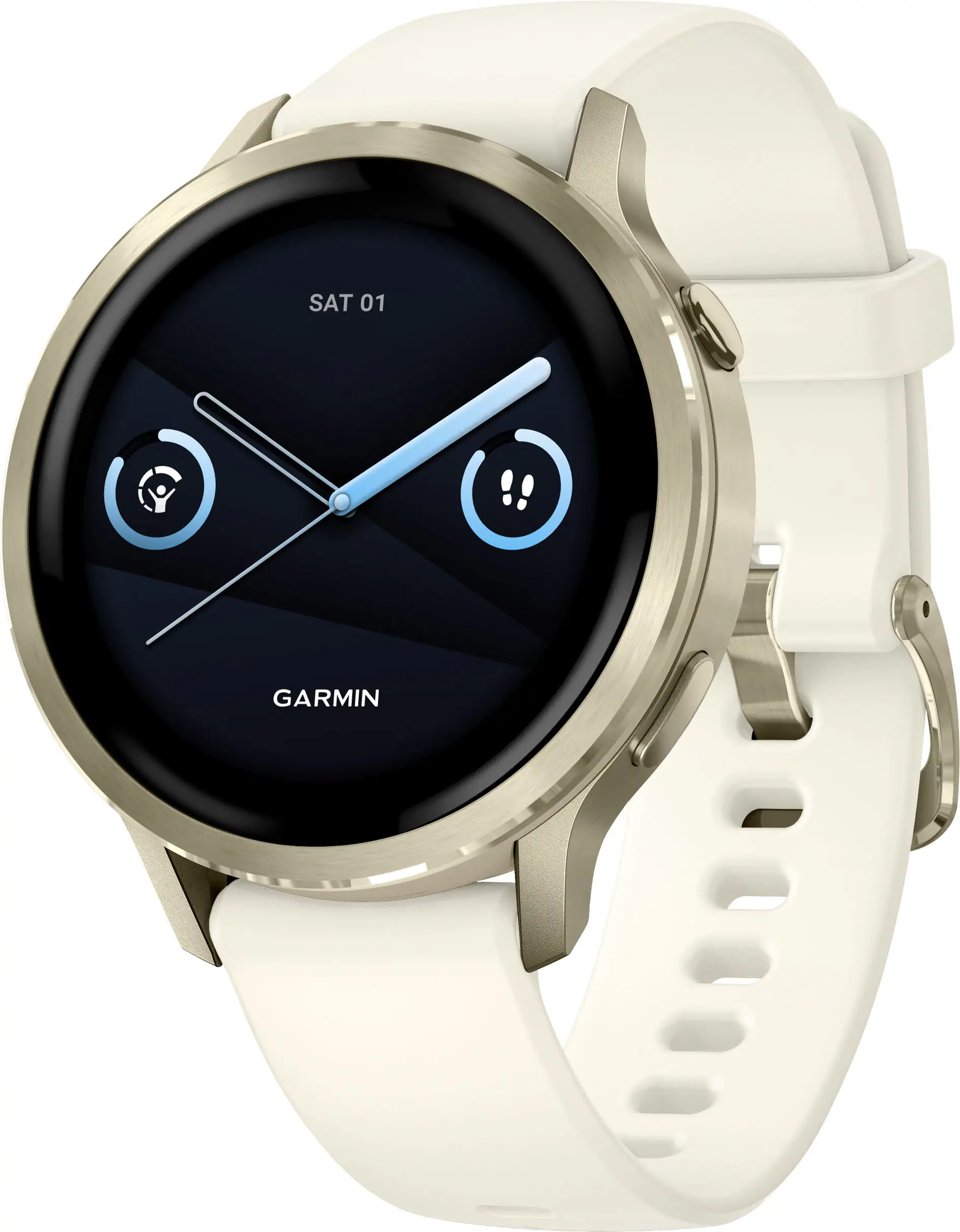 Garmin - Venu 4 GPS Smartwatch 41 mm Fiber-reinforced polymer - Lunar Gold - (2025)
