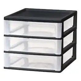 IRIS USA - Plastic Clearview Desktop organize with Drawers