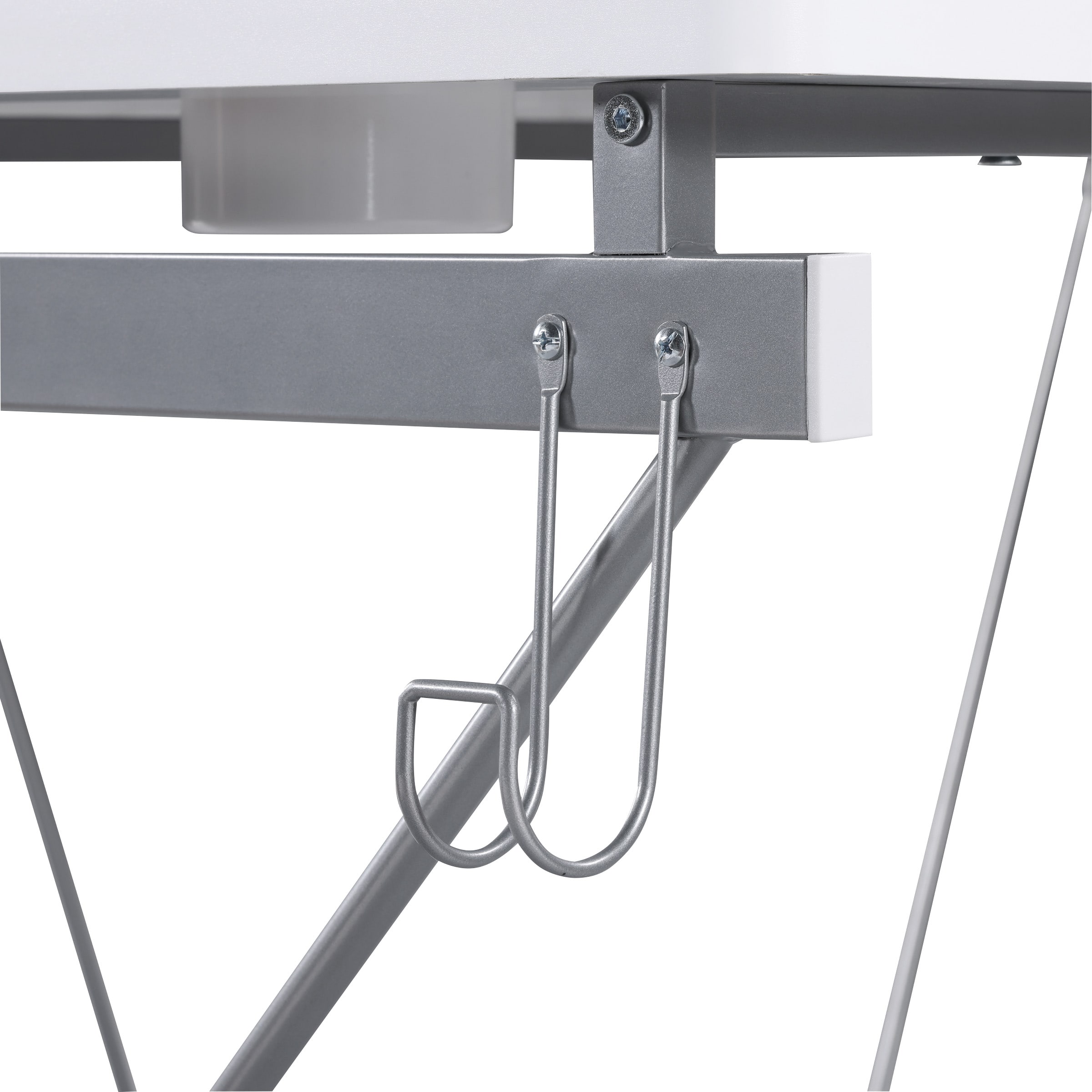 Alt View 15. OSP Home Furnishings - Emulator Gaming Desk - White/ Carbon.