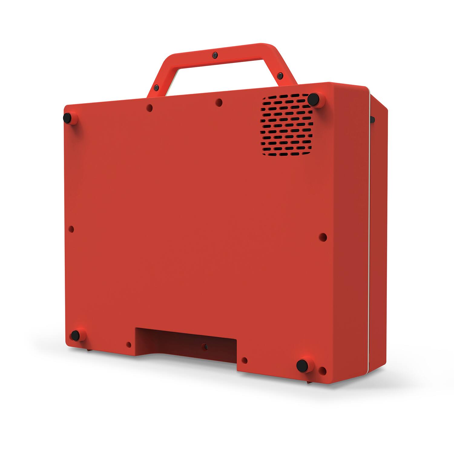 Alt View 20. Victrola - Re-Spin Sustainable Bluetooth Suitcase Record Player - Poinsettia Red.