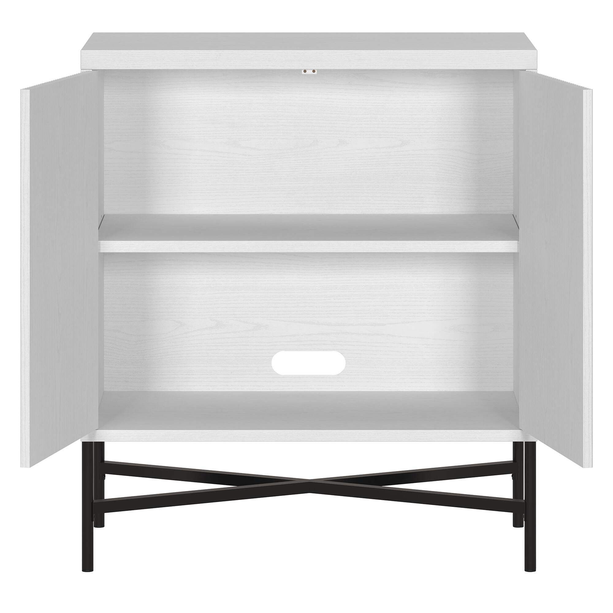 Alt View 16. Camden&Wells - Brighton Accent Cabinet - White.